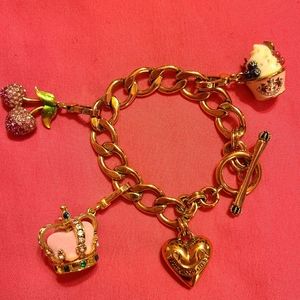 Juicy Couture vintage charm bracelet
